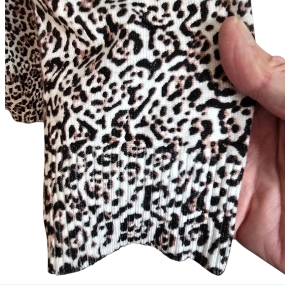 Liz Claiborne Peggy Animal Crew Neck Lightweight Sweater XL - Picture 6 of 15